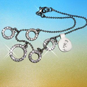 Anklet Crystal Circles